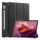 Lenovo Tab P12 (12.7) TB-370, mappa tok, Trifold, fekete