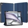 Apple iPad Air 13 (2024 / 2025), mappa tok, Smart Case, érintőceruza tartó, Dux Ducis Domo, sötétkék