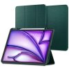 Apple iPad Air 13 (2024 / 2025), mappa tok, Smart Case, Spigen Urban Fit, sötétzöld