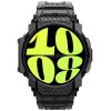 Samsung Galaxy Watch 7 (40 mm) SM-L300 / L305, Szilikon védőkeret, ütésálló, szíjjal, Spigen Rugged Armor Pro, fekete