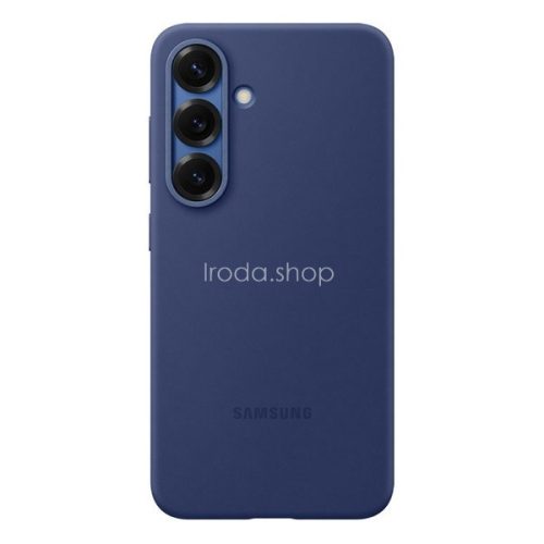 Samsung Galaxy S25 SM-S931, Szilikon tok, sötétkék, gyári