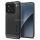Xiaomi 15, Szilikon tok, Spigen Rugged Armor, karbon minta, fekete