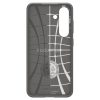 Samsung Galaxy S25 SM-S931, Szilikon tok, Spigen Liquid Air, háromszög minta, szürke