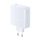 Hálózati töltő adapter, 100W, USB Type-C aljzat, gyorstöltés, PD, GaN, Honor Supercharger, fehér, gyári