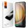 Samsung Galaxy Xcover 7 Pro SM-G766B, Kijelzővédő fólia, (az íves részre NEM hajlik rá!), Tempered Glass (edzett üveg), Spigen Glastr Slim, Clear, 2 db / csomag
