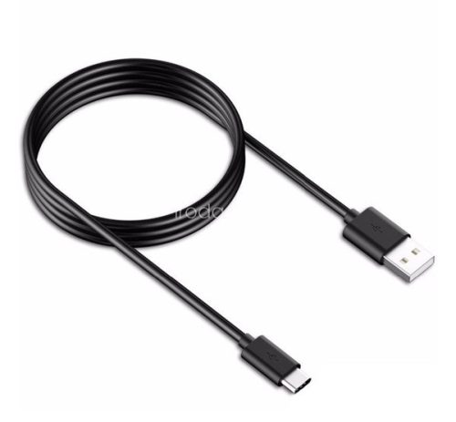 USB töltő- és adatkábel, USB Type-C, 100 cm, Samsung, fekete, gyári