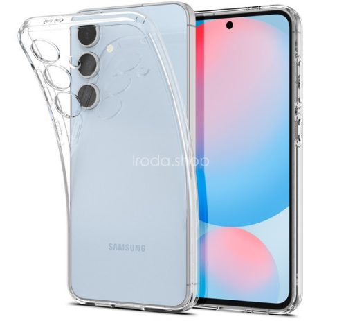 Samsung Galaxy S24 FE SM-S721, Szilikon tok, Spigen Liquid Crystal, átlátszó