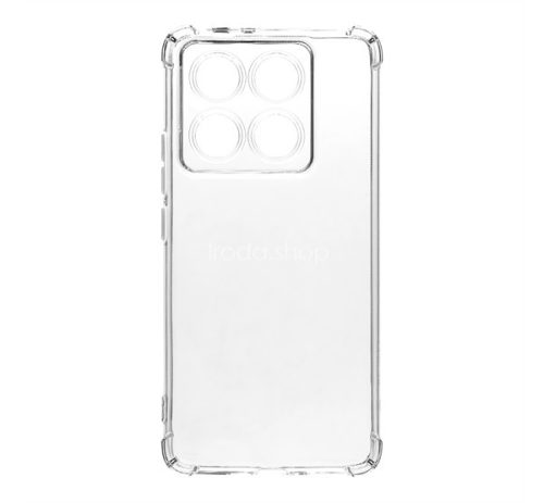 Xiaomi 14T Pro, Szilikon tok, légpárnás sarok, Tactical TPU Plyo, átlátszó