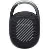 Bluetooth hordozható hangszóró, 5W, v5.1, felakasztható, vízálló, JBL Clip 4, fekete