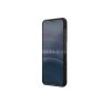 Samsung Galaxy S24 Plus SM-S926, Szilikon keret + műanyag hátlap, közepesen ütésálló, légpárnás sarok, karbon minta, Uniq Combat Aramid, fekete