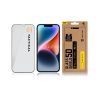 Apple iPhone 13 / 13 Pro / 14 / 16e, Kijelzővédő fólia, ütésálló fólia (az íves részre is!), Tempered Glass (edzett üveg), Full Glue, Tactical Glass Shield 5D, fekete