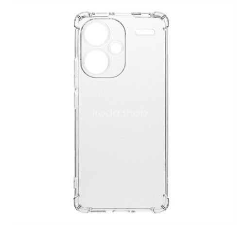Xiaomi Redmi Note 13 Pro Plus 5G, Szilikon tok, légpárnás sarok, Tactical TPU Plyo, átlátszó