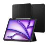 Apple iPad Air 13 (2024 / 2025), mappa tok, Smart Case, Spigen Urban Fit, fekete