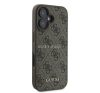 Guess 4G Classic Apple iPhone 16 Plus hátlap tok, barna