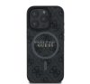 Guess 4G Ring Classic Logo Apple iPhone 16 Pro hátlap tok, fekete
