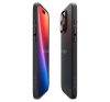 Apple iPhone 16 Pro Max, Szilikon tok, Spigen Liquid Air, háromszög minta, fekete