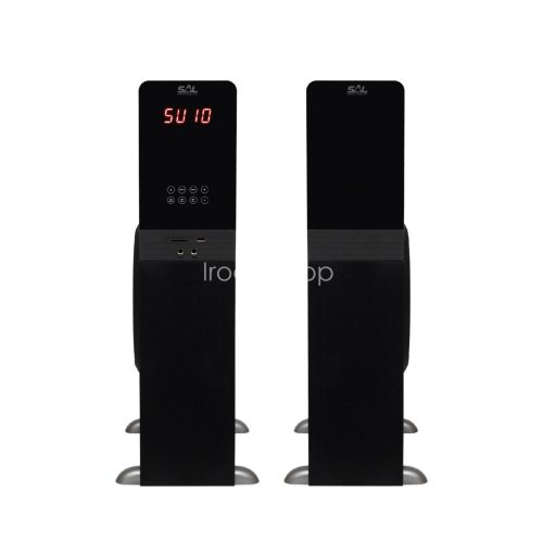 SAL 200BT multimédiás hangdobozpár, 2 x 80 W, 3 utas Bass-reflex, Bluetooth, USB, SD, FM, 2 x RCA, 2 x 6,3mm jack, EQ