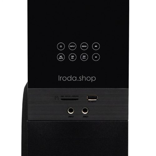 SAL 200BT multimédiás hangdobozpár, 2 x 80 W, 3 utas Bass-reflex, Bluetooth, USB, SD, FM, 2 x RCA, 2 x 6,3mm jack, EQ