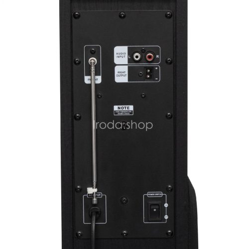 SAL 200BT multimédiás hangdobozpár, 2 x 80 W, 3 utas Bass-reflex, Bluetooth, USB, SD, FM, 2 x RCA, 2 x 6,3mm jack, EQ