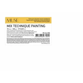   Rajzlap, A4+, 10 lap, 240 g, SHKOLYARYK "Mix Technique Muse"
