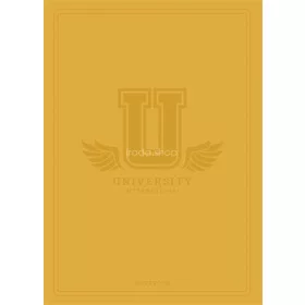   Füzet, tűzött, A5, kockás, 60 lap, SHKOLYARYK "University International", vegyes