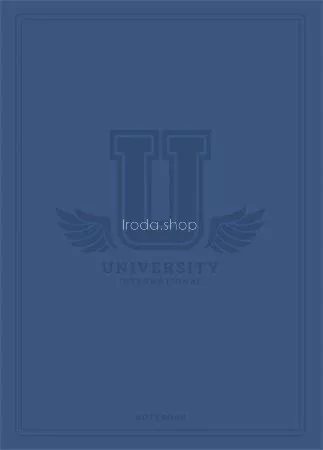 Füzet, tűzött, A5, kockás, 60 lap, SHKOLYARYK "University International", vegyes