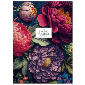   Füzet, tűzött, A5, vonalas, 80 lap, SHKOLYARYK "Tropic Paradise", vegyes