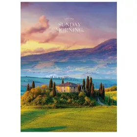   Füzet, tűzött, A4, vonalas, 80 lap, SHKOLYARYK "Sunday Morning", vegyes