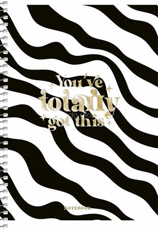 Spirálfüzet, A5, kockás, 80 lap, SHKOLYARYK, színes minták, vegyes