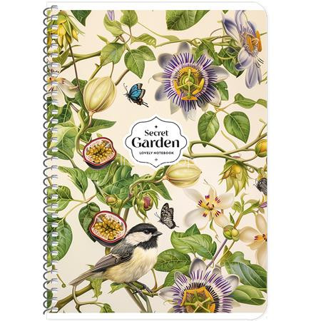 Spirálfüzet, A5, kockás, 80 lap, SHKOLYARYK, vegyes