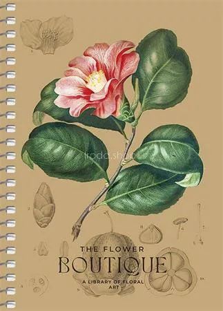 Spirálfüzet, A6, kockás, 80 lap, SHKOLYARYK "Spring Hope", vegyes