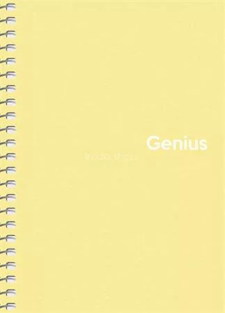 Spirálfüzet, A6, kockás, 80 lap, PP borító, SHKOLYARYK "Genius Pastel", vegyes