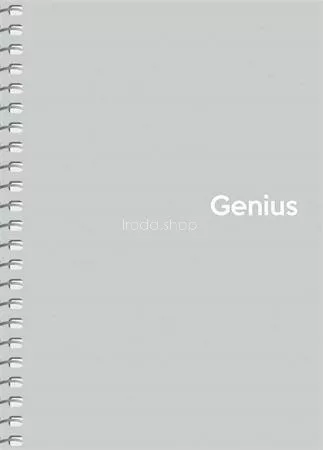 Spirálfüzet, A6, kockás, 80 lap, PP borító, SHKOLYARYK "Genius Pastel", vegyes