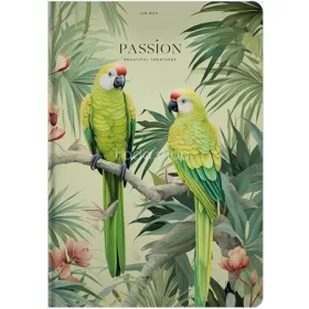   Jegyzetfüzet, A4, kockás, 80 lap, keményfedeles, SHKOLYARYK "Live with Passion"