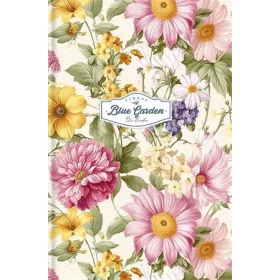   Jegyzetfüzet, A6, kockás, 80 lap, SHKOLYARYK "Blue Garden"