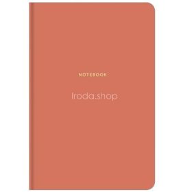   Jegyzetfüzet, B5, vonalas, 80 lap, keményfedeles, SHKOLYARYK, narancs