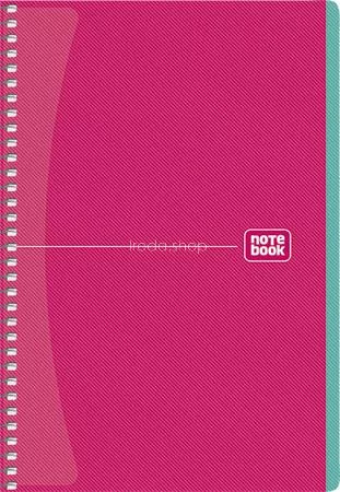 Spirálfüzet, A5, kockás, 80 lap, SHKOLYARYK "Notebook", vegyes