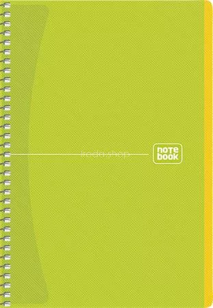 Spirálfüzet, A5, kockás, 80 lap, SHKOLYARYK "Notebook", vegyes