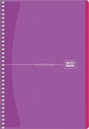 Spirálfüzet, A5, kockás, 80 lap, SHKOLYARYK "Notebook", vegyes
