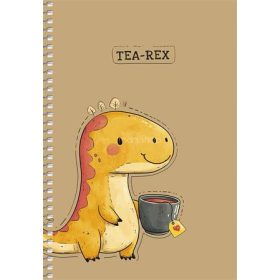   Spirálfüzet, A5, sima, 96 lap, SHKOLYARYK, állatok, vegyes