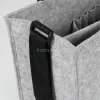 Irodai válltáska, vállpánttal, L méret, 50x28x15 cm, SIGEL "Classic", világosszürke