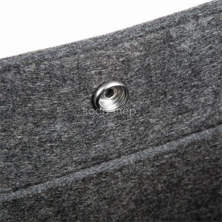 Irodai válltáska, M méret, 36x28x15 cm, SIGEL "Basic", sötétszürke