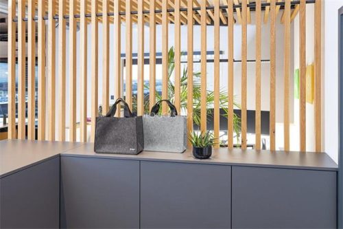 Irodai válltáska, M méret, 36x28x15 cm, SIGEL "Basic", sötétszürke