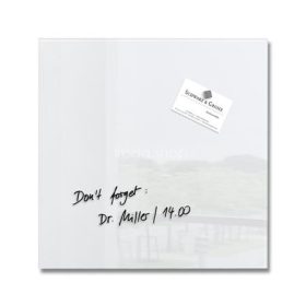   Mágneses üvegtábla, 30x30 cm, SIGEL "Artverum® ", fehér