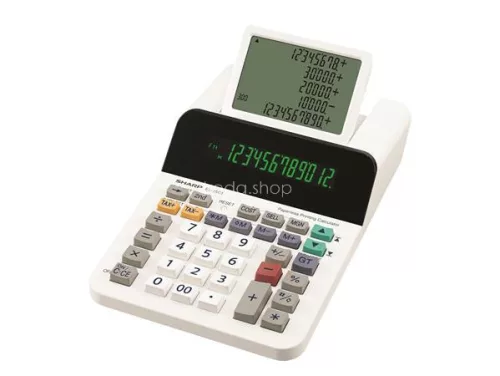 Számológép, segédkijelzős asztali, 12 számjegy, SHARP "EL-1501"