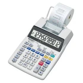   Számológép, szalagos, 12 számjegy, 2 színű nyomtató, SHARP "EL-1750V"