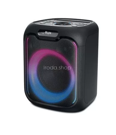 Hangszóró, Bluetooth, mikrofonnal, LED fényekkel, 150W, MUSE "M-1803DJ", fekete