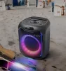 Hangszóró, Bluetooth, mikrofonnal, LED fényekkel, 150W, MUSE "M-1803DJ", fekete
