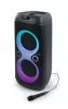 Hangszóró, Bluetooth, mikrofonnal, LED fényekkel, 600W, MUSE "M-1937DJ", fekete