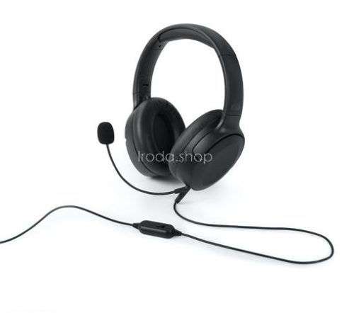 Fejhallgató, mikrofonnal, vezetékes, 3,5 jack, MUSE "M-212 CH"